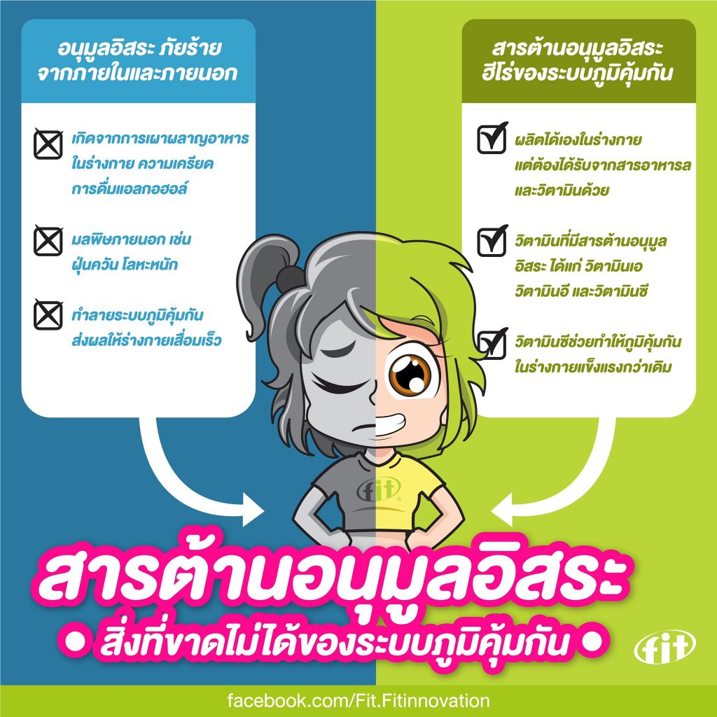 Read more about the article สารต้านอนุมูลอิสระ