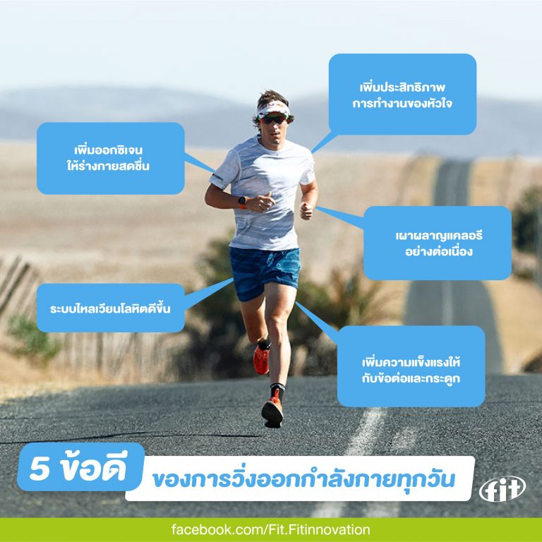 Read more about the article 5 ข้อดีของการวิ่งออกกำลังกายทุกวัน