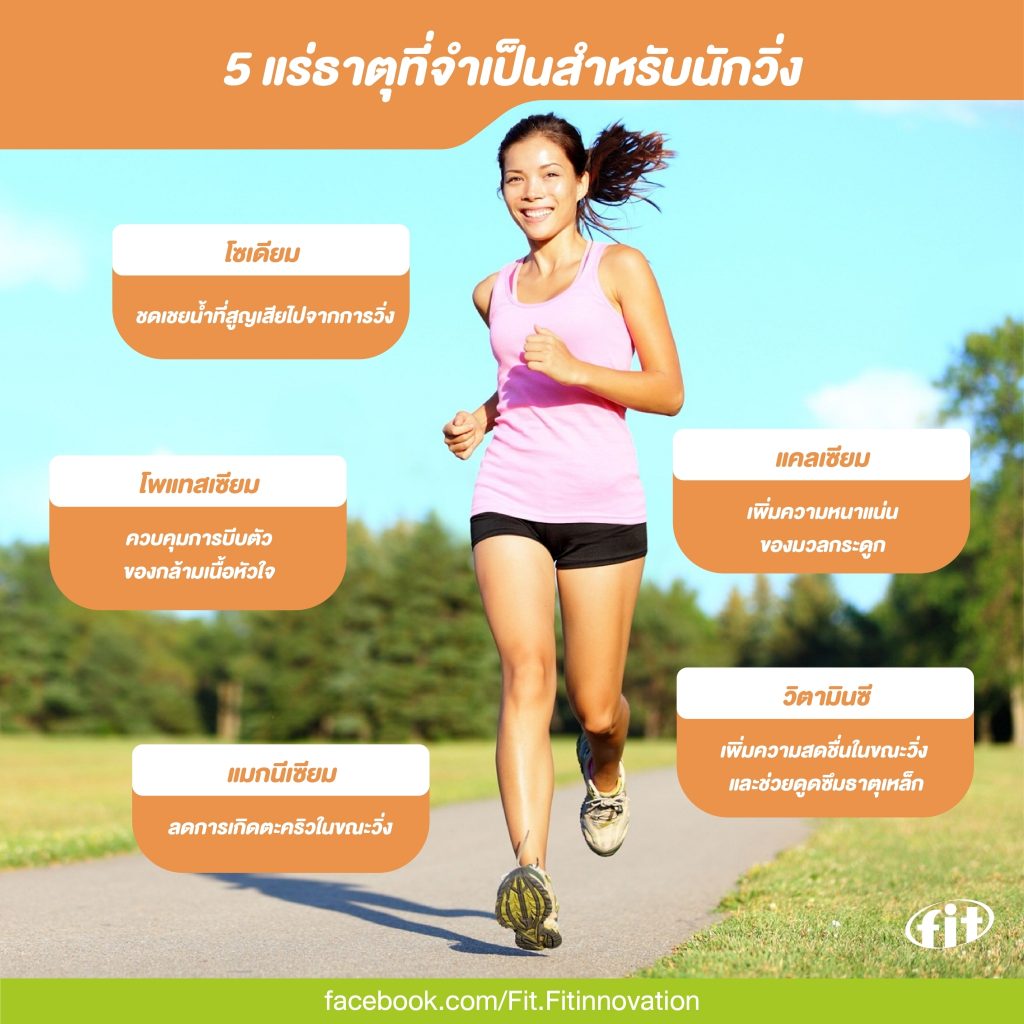 Read more about the article 5 แร่ธาตุที่จำเป็นสำหรับนักวิ่ง