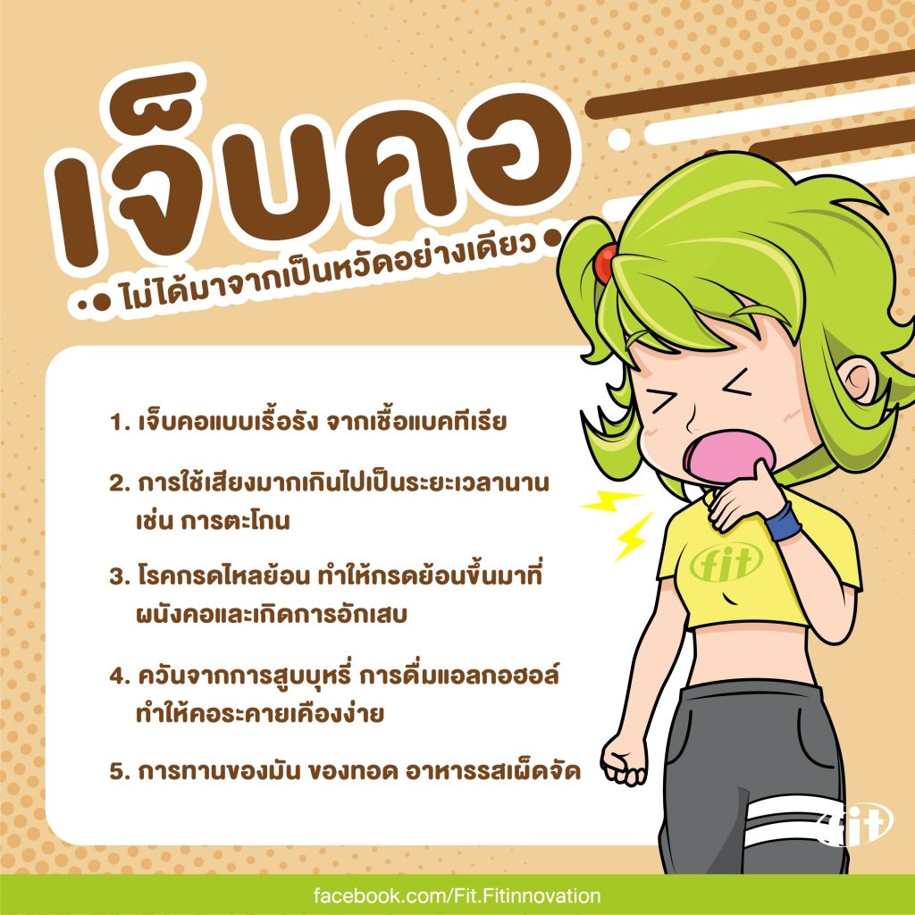 Read more about the article เจ็บคอไม่ได้มาจากเป็นหวัดอย่างเดียว