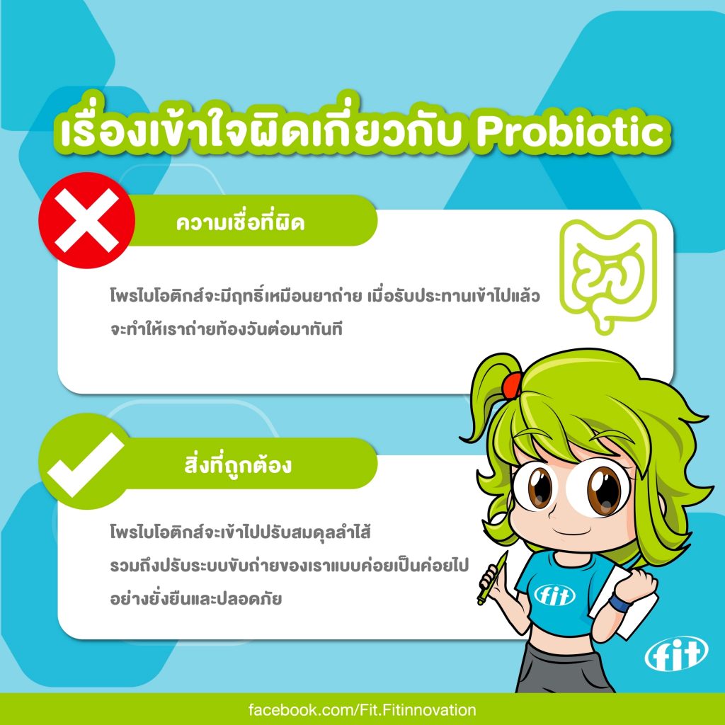 Read more about the article เรื่องเข้าใจผิดเกี่ยวกับ Probiotic