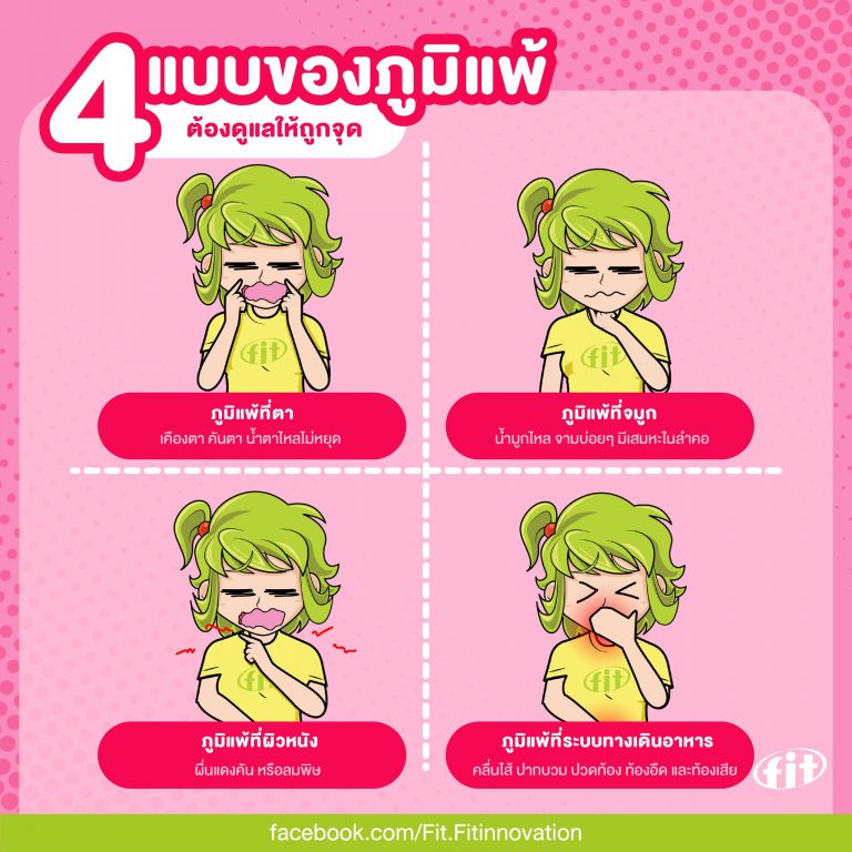 Read more about the article 4 แบบของภูมิแพ้ ต้องดูแลให้ถูกจุด