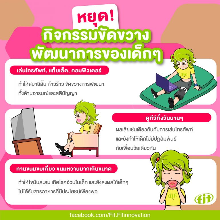 Read more about the article หยุด! กิจกรรมขัดขวางพัฒนาการของเด็กๆ