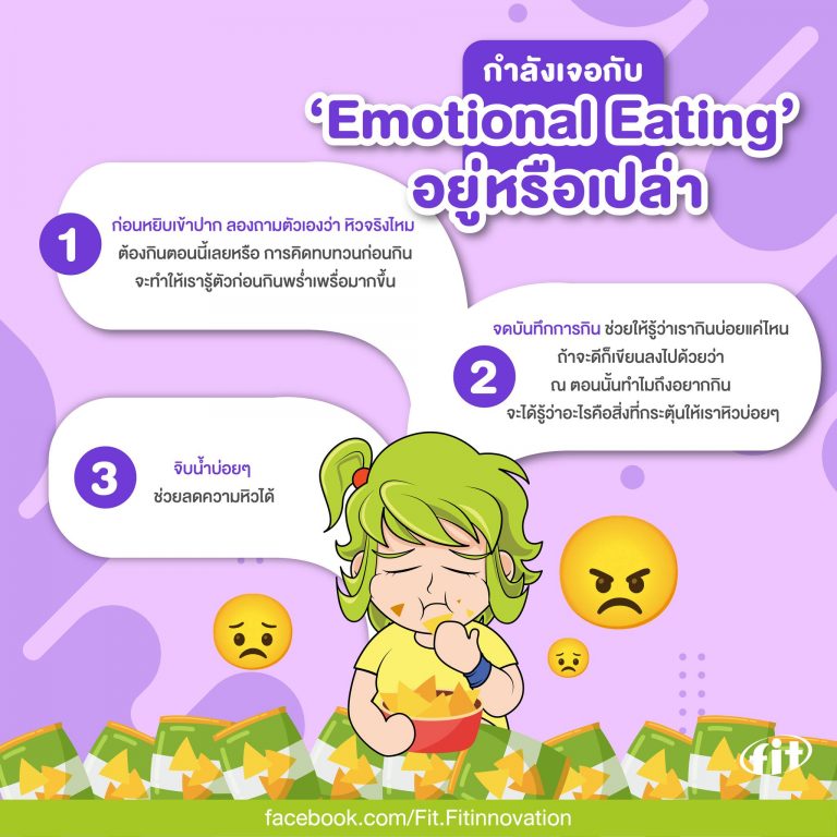 Read more about the article กำลังเจอกับ ‘Emotional Eating’ อยู่หรือเปล่า